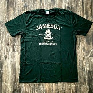 Brand new men’s 3XL Jameson Irish Whiskey green super soft tee shirt
